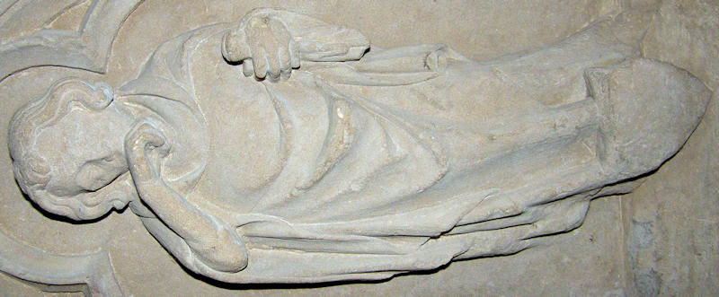 Germany Bad Munstereifel - St Chrysantheus and Daria Gotfried von Berheim 1335 weeper